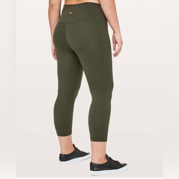 lululemon athletica Pants - Lululemon Align pant full length 28” DARK OLIVE leggings SIZE. 2